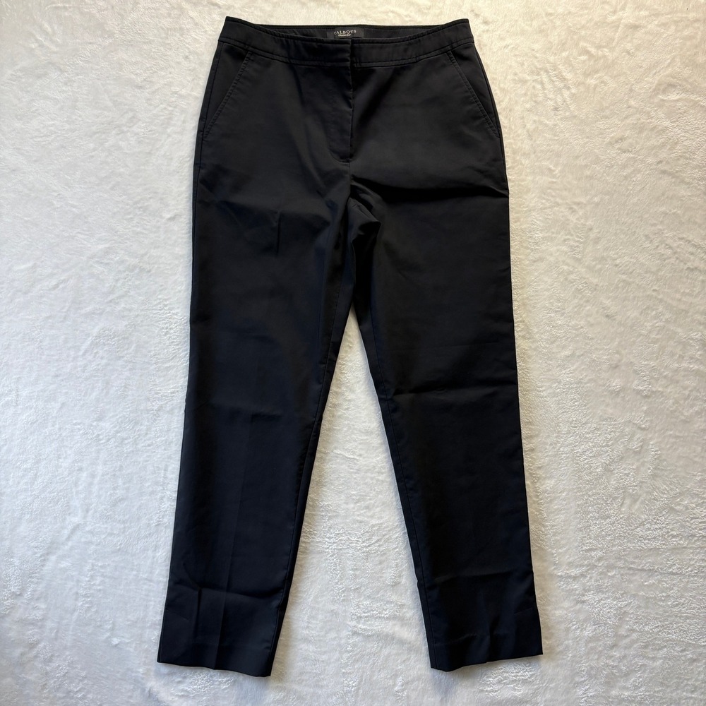 Talbots Pants Women Sz 6 Black Heritage‎ Career Casual